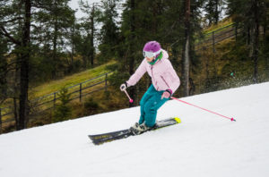 Laskeminen ruskamaisemassa on unohtumaton elämys.