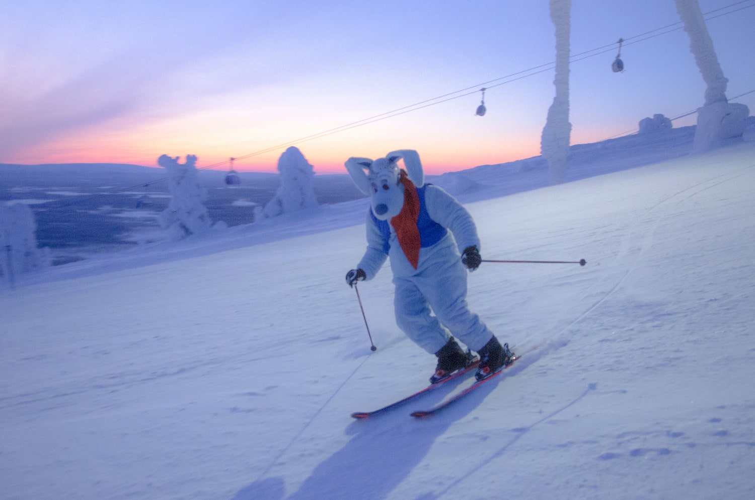 Spielerisch Skifahren lernen.