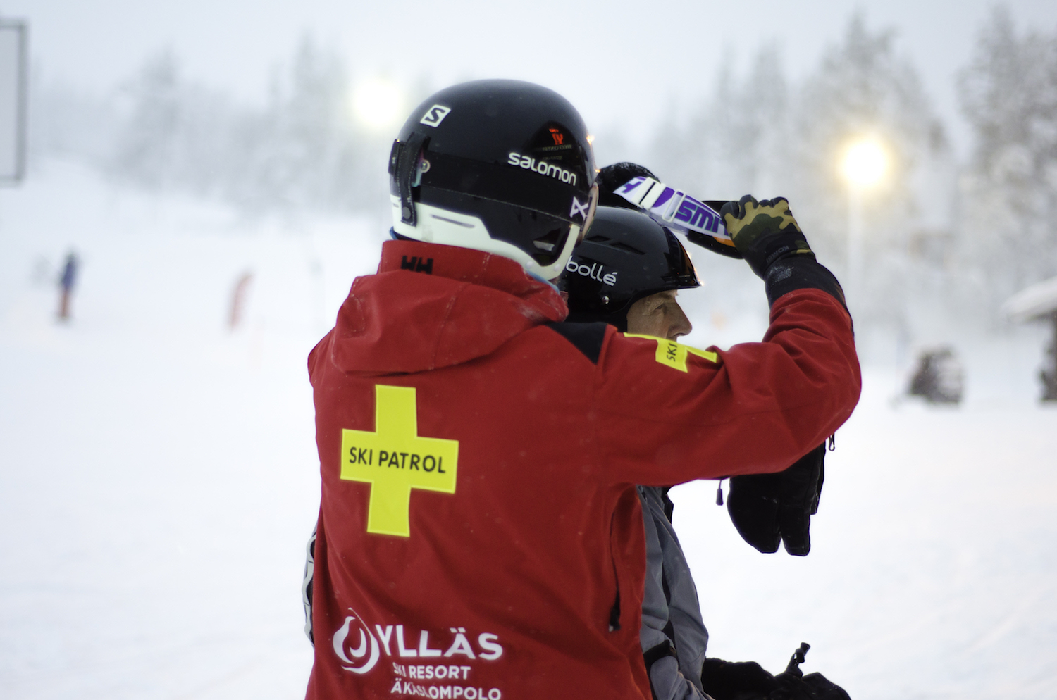 Für Sicherheit ist in den finnischen Skigebieten gesorgt.