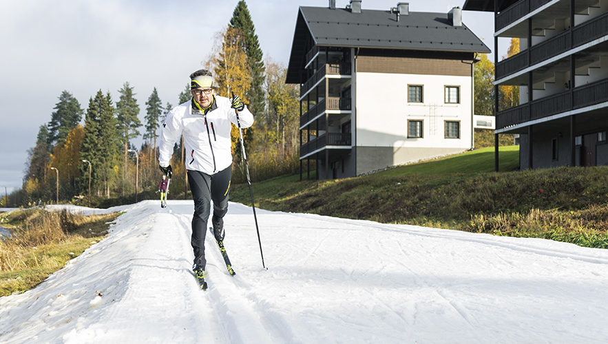 Latukauden voi aloittaa vaikka Tahkolla.