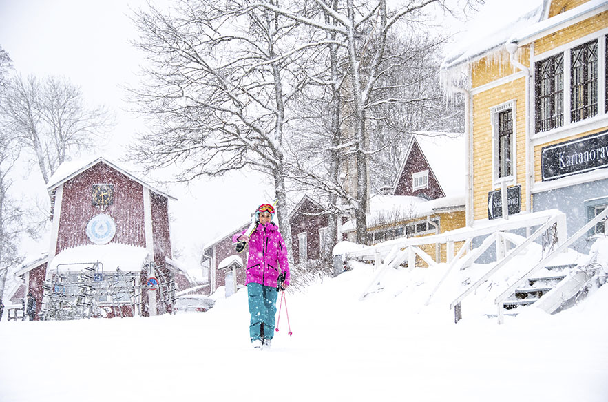 Messilän puolen vuosisadan mittaista alamäkeä juhlitaan lumella 11. tammikuuta 2020.