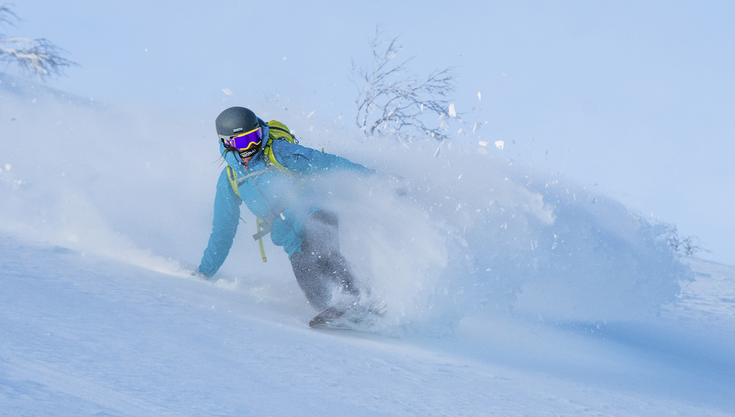 Splitboard on vapaalaskuun tarkoitettu lumilauta, joka halkaistaan nousun ajaksi suksiksi.