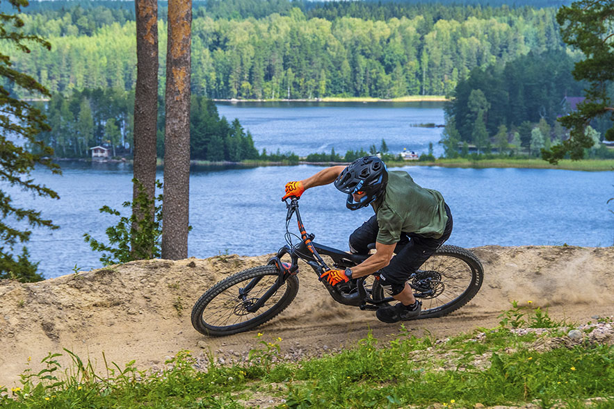 Saimaa Bike Park on ilo laskea ja katsoa.