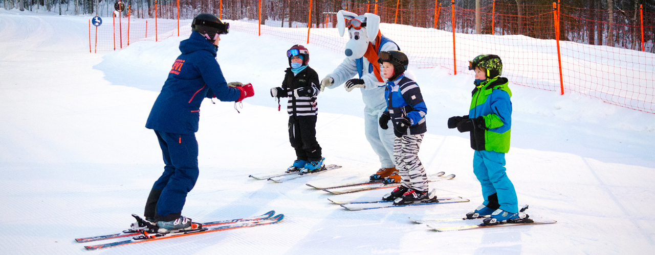 Werneri ski school for kids at Levi