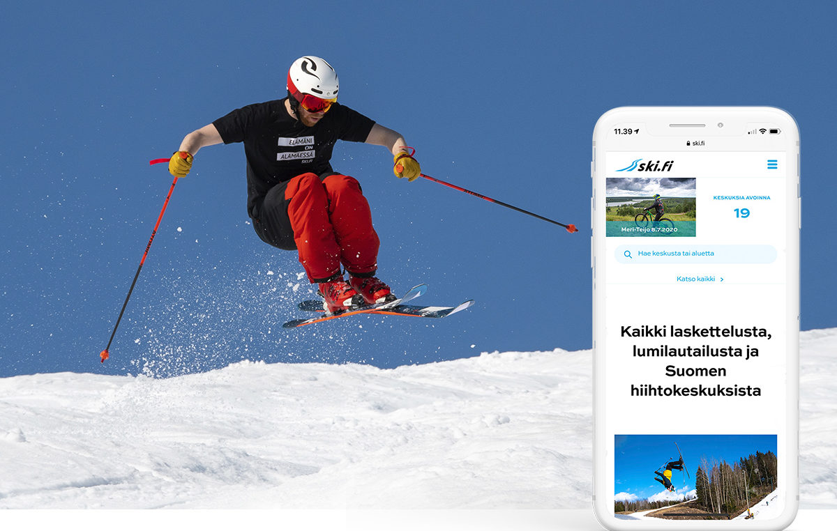 Ski.fi kertoo tuoreimmat tiedot keskusten avoinna olevista rinteistä, hisseistä, laduista sekä bike park -reiteistä. Lisäksi sivustolla on paljon tietoa, ideoita ja vinkkejä harrastukseen.