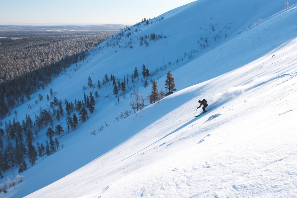 Freeåkning i Luosukuru, Ylläs