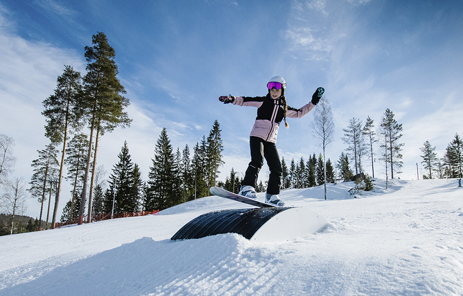 Ruokolahden Freeski on paikalliskeskus etelä-karjalaisella luonteella: tavoitteena kaikille hyvä mieli. Kuva: Lauri Aapro