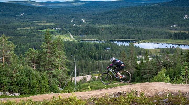 Iso-Syöte Bike Park on kehittynyt nopeasti kiinnostavaksi pyöräilykohteeksi.