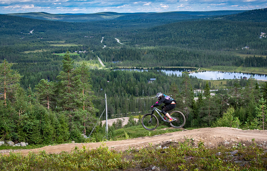 Iso-Syöte Bike Park on kehittynyt nopeasti kiinnostavaksi pyöräilykohteeksi.