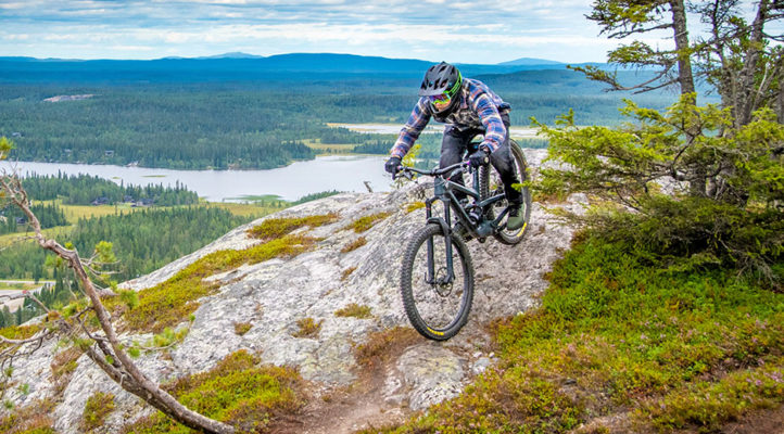 Alkukankeuksien jälkeen on Ruka bike park kehittynyt monipuoliseksi pyöräilykohteeksi.