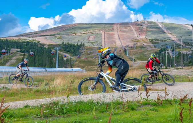 Ylläs nappasi toistamiseen Vuoden Bike Park -tittelin. Viime vuoden palkintoa ei ole jääty juhlimaan, vaan kaivinkoneen puikkoihin ja haravan varteen tartutaan hanakasti. Reitit ovat kunnossa, olosuhteita kehitetään jatkuvasti ja palvelutaso pysyy korkealla.